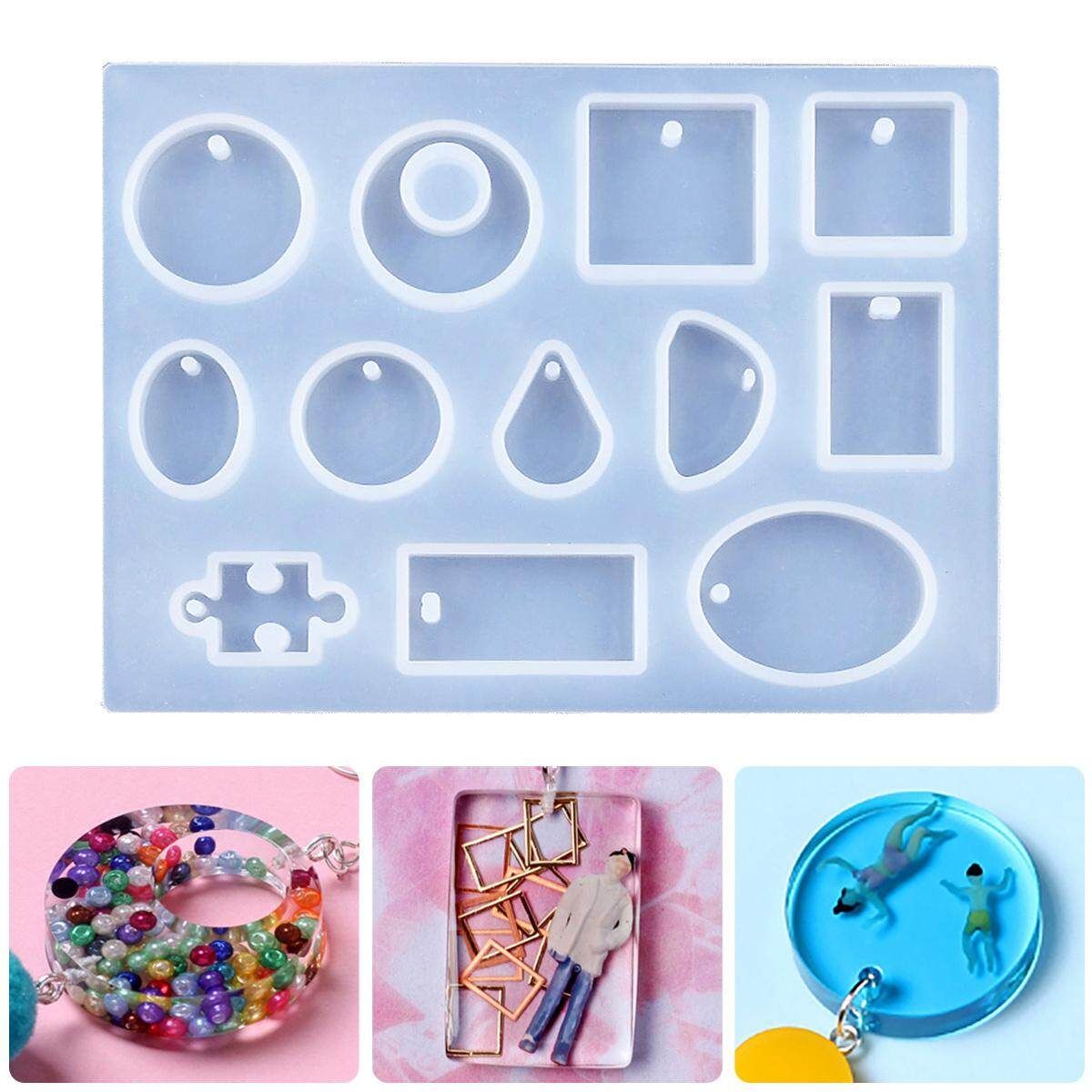 12 Designs Cabochon Silicon Mold Mould For Epoxy Resin Jewelry Making DIY Craft