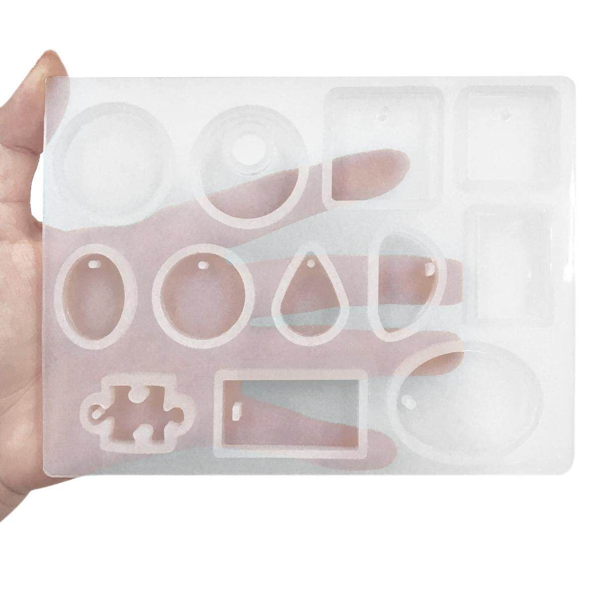 12 Designs Cabochon Silicon Mold Mould For Epoxy Resin Jewelry Making DIY Craft