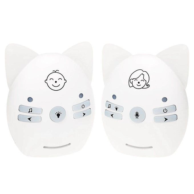 Baby Cry Detector Portable Baby Monitor Digital Audio EU White EU Plug