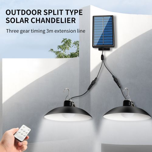 Double Head Solar Split Chandelier