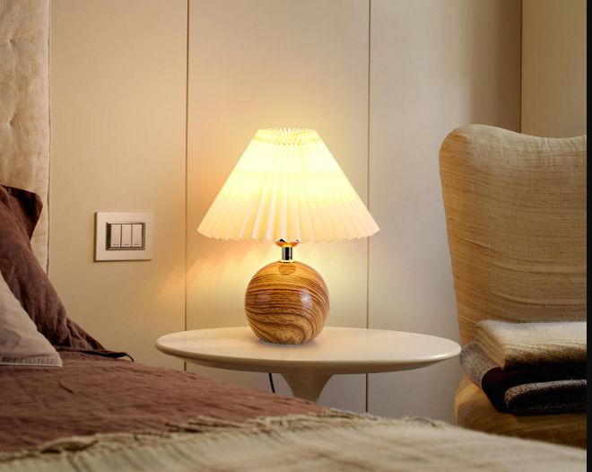 Luxury Minimalist Bedside Table Lamp+ Bulb