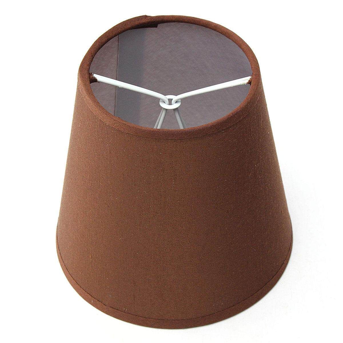 Fabric Chandelier Lampshade Lamp Cover Holder Clip On Sconce Bedroom Beside Bed Lamp Light Decor Coffee