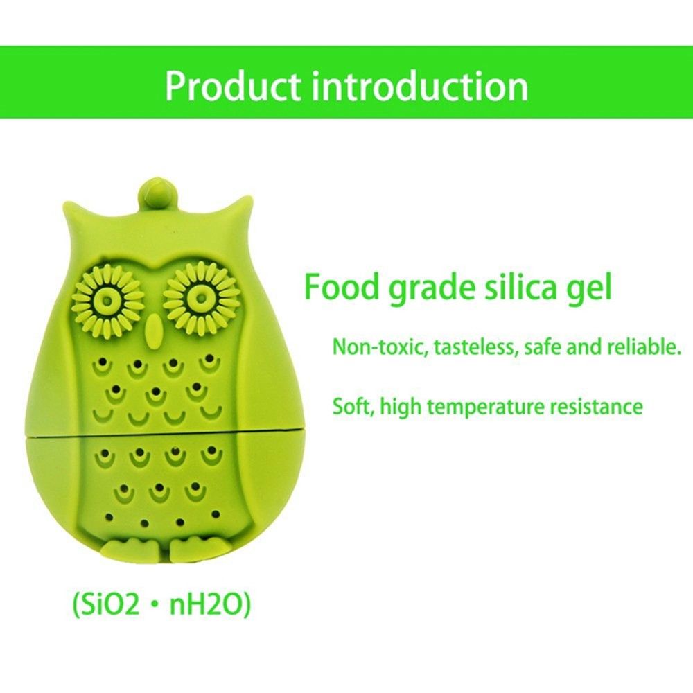 Silicone Tea Infuser Lovely And Cute Animal Shape Easy To