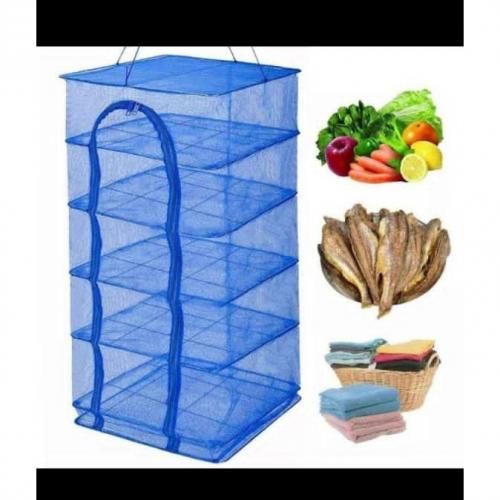 Foldable 4 &5 Layers Fish Drying Rack Vegetable Dishes Dryer
