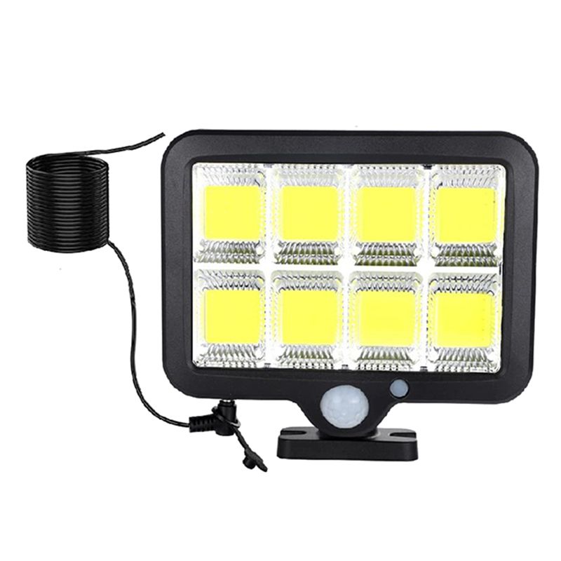 160 COB Solar Powered Light Outdoor Motion Sensor Sunlight Waterproof Wall Lamp for Garden Garage Driveway Porch Fence