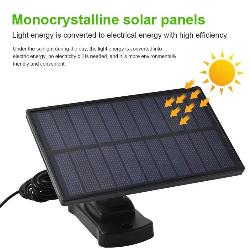 Solar Sensor Wall Light LED Three-Head Landscape Wall Lamp J