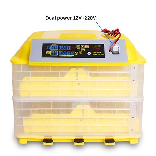 112 Eggs Automatic Incubator With AC / DC Power