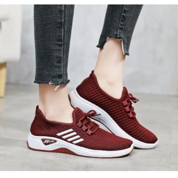 Ladies Sneakers - Wine