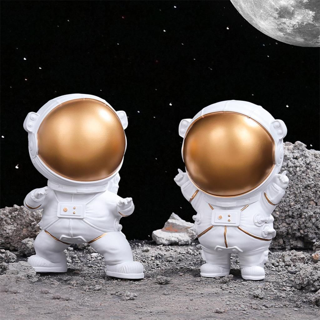 Astronaut Figurines Handmade Bar Nursery Bedroom Table Stand L