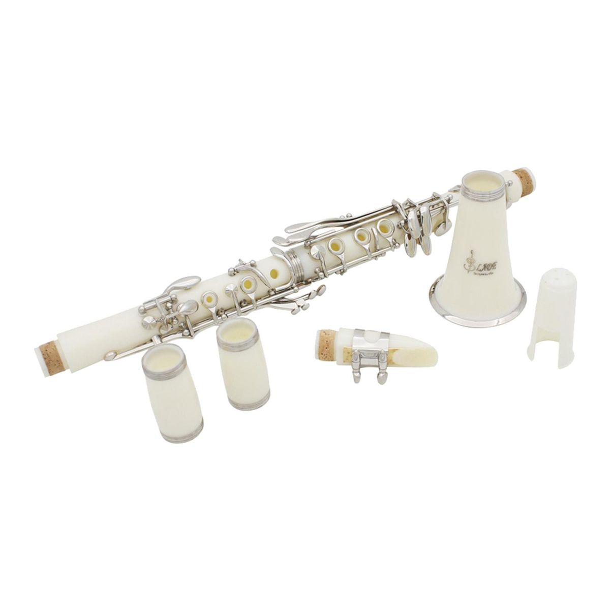 Student 17 Keys B Flat Bakelite Clarinet With Case Reeds