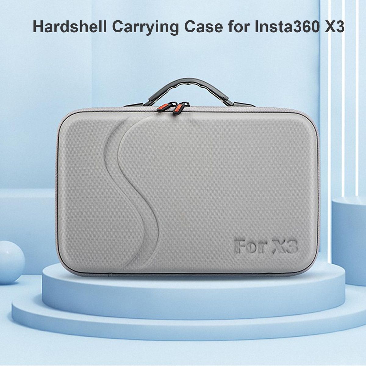 STARTRC Portable Sports Camera Carrying Case Storage Bag Protective Case Shockproof with Shoulder Strap Compatible with Insta360 X3 & Accessories
