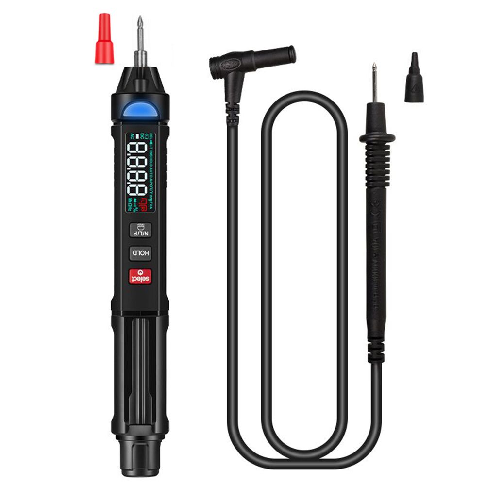 KKM99/KKM100 1Hz~10MHz Mini Portable Intelligent Multimeter Pen True RMS Digital 3 In 1 AC/Direct Current Voltage Meter