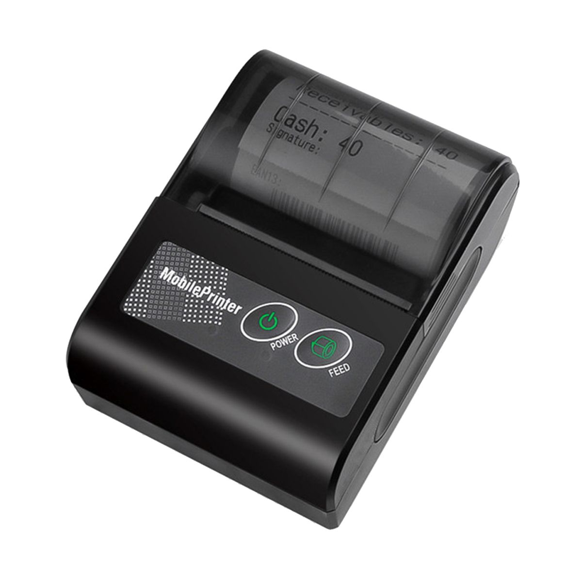 Portable Label Printer BT Thermal Barcode Printer High-speed