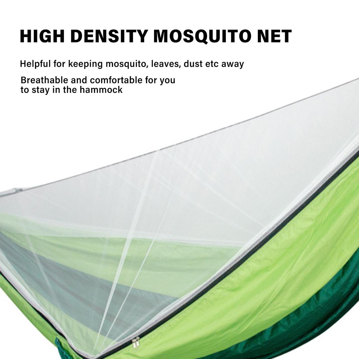 Outdoors Hammock with Mosquito Net 300kg Load Capacity Easy Installment Portable Hammock for Camping Picnic Outdoors
