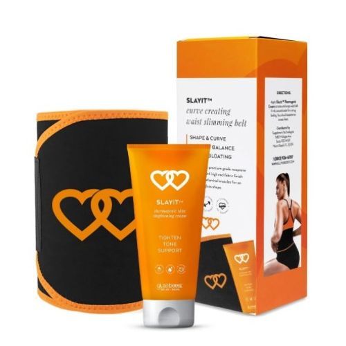 SlayIT Weight Loss Bundle,Cream With Waist Trimmer Belt