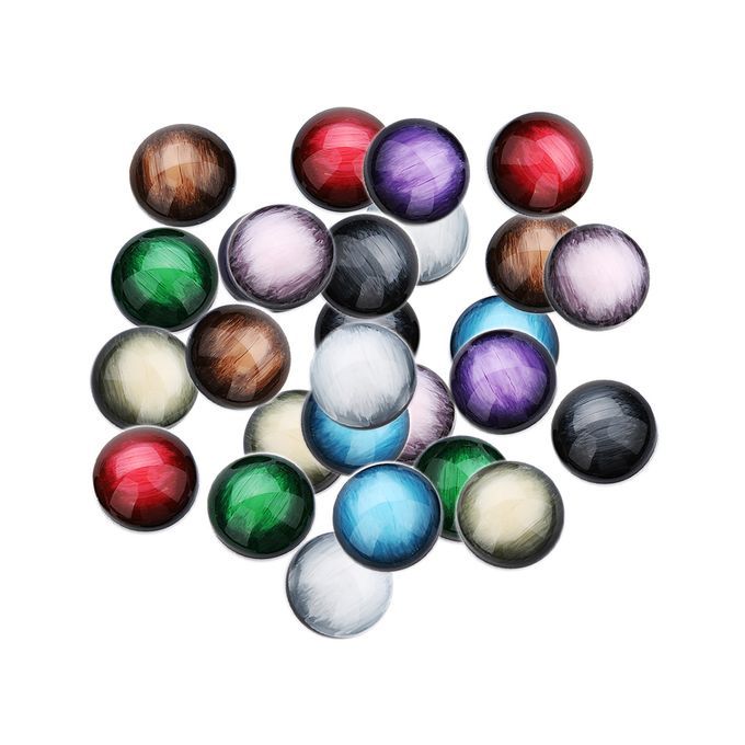 Jewelry Making Cabochon Stone 30 Pcs Resin 12mm10 Pcs Natural Stone