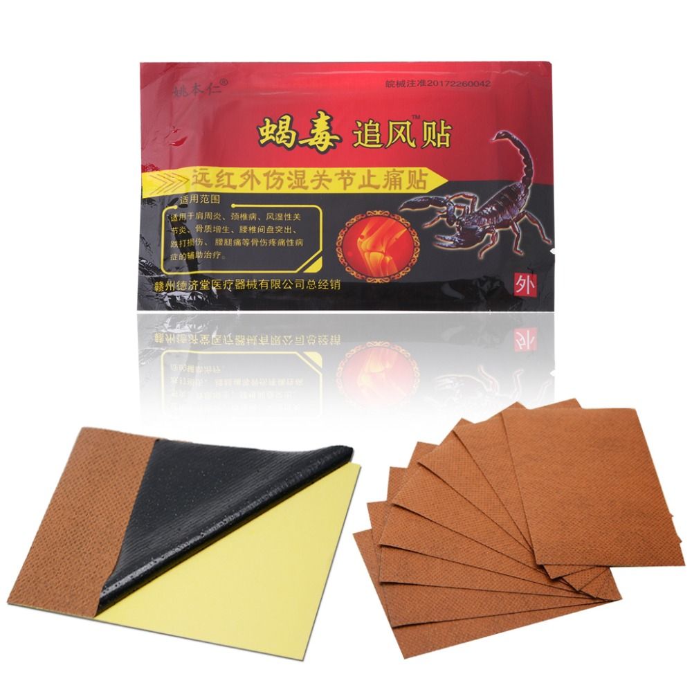 Joint Extract Scorpion Relief Pain Patch Knee 8Pcs Venom
