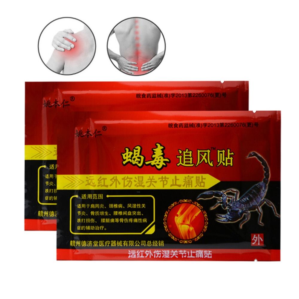 Joint Extract Scorpion Relief Pain Patch Knee 8Pcs Venom