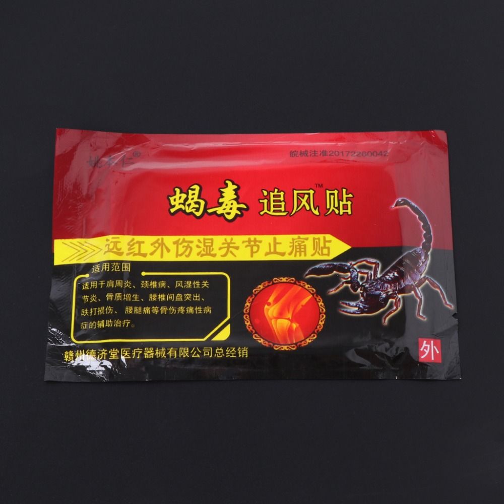 Joint Extract Scorpion Relief Pain Patch Knee 8Pcs Venom
