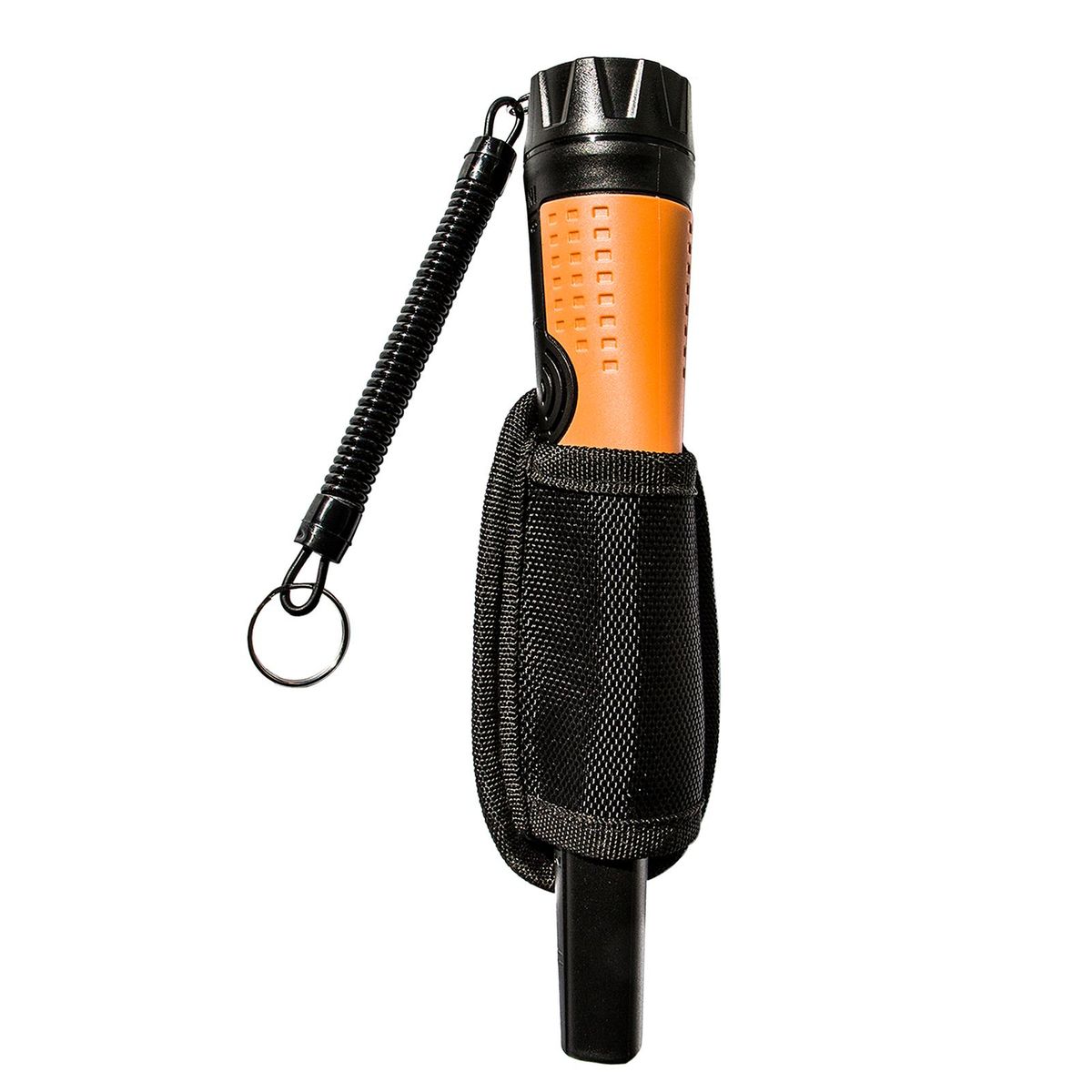 Handheld Pinpointer Metal Detector Fully Waterproof Underwater Metal Detector Bar with Holster Sound & Light & Vibration Indicator for Treasure Hunting
