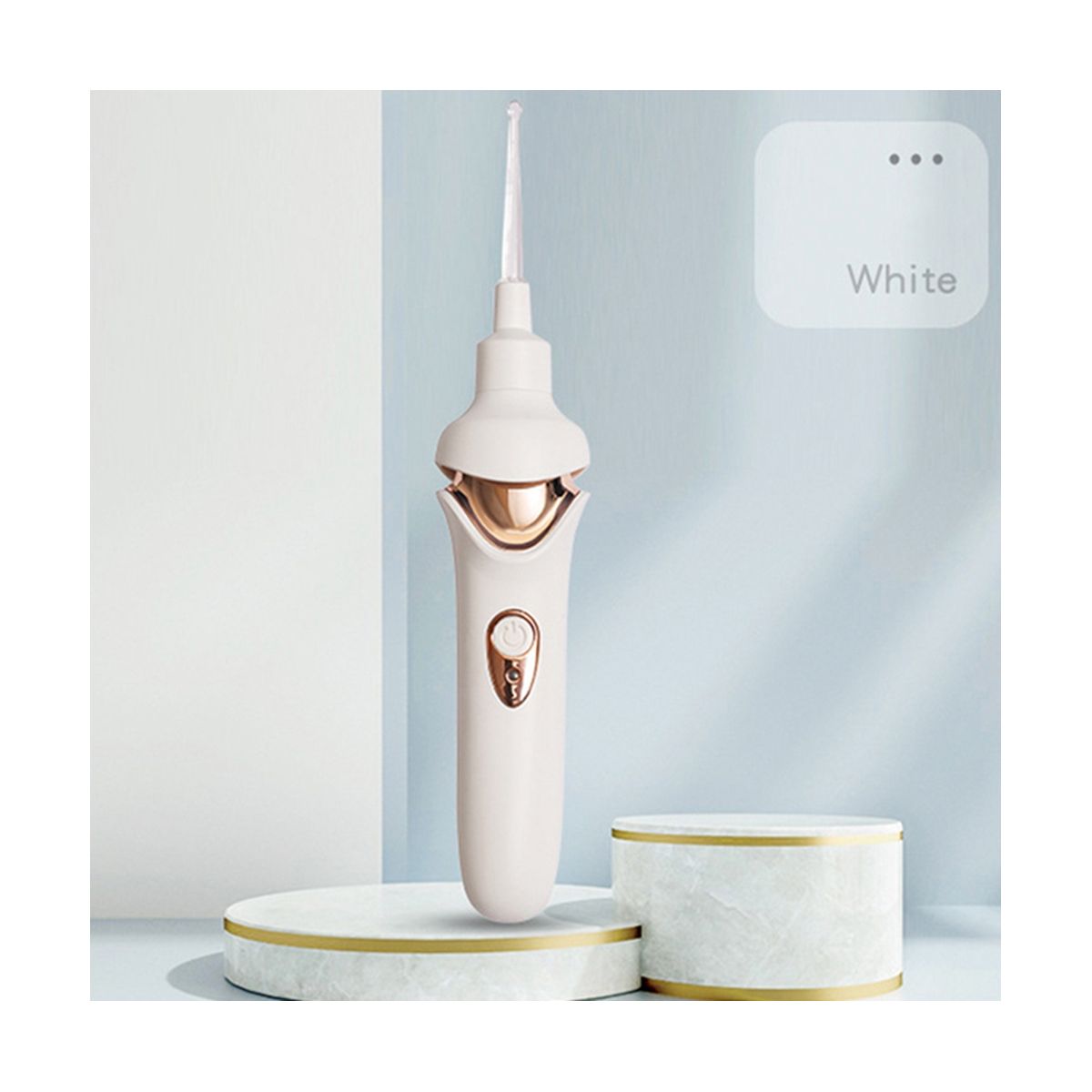 Electric Visual Light-Emitting Ear Scoop Children's Mini Absorbable EarPicking LED Tool-A