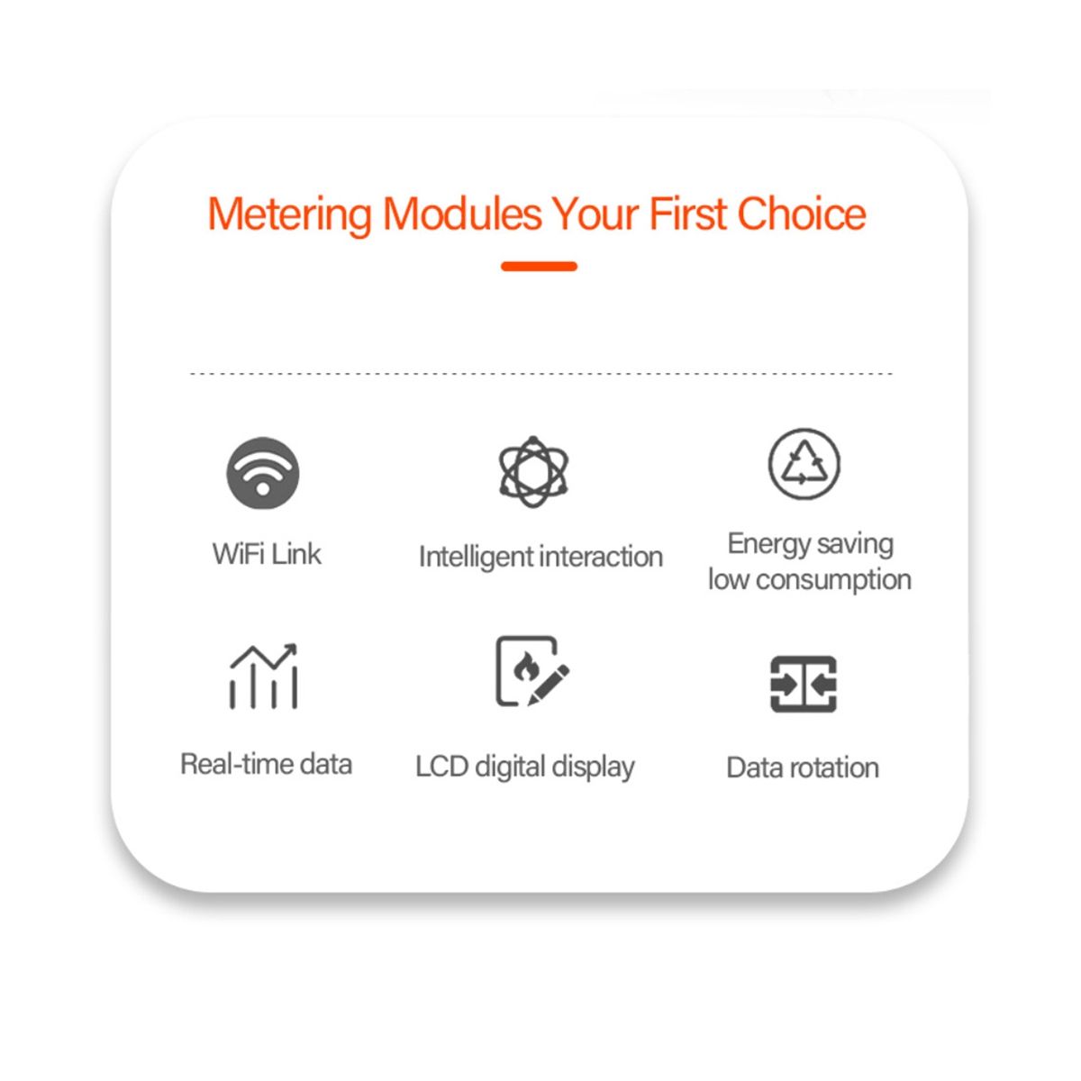 Single Phase Din Rail Wifi Smart Energy Meter Power Consumption Kwh Meter for SmartlifeTuya App Google Home