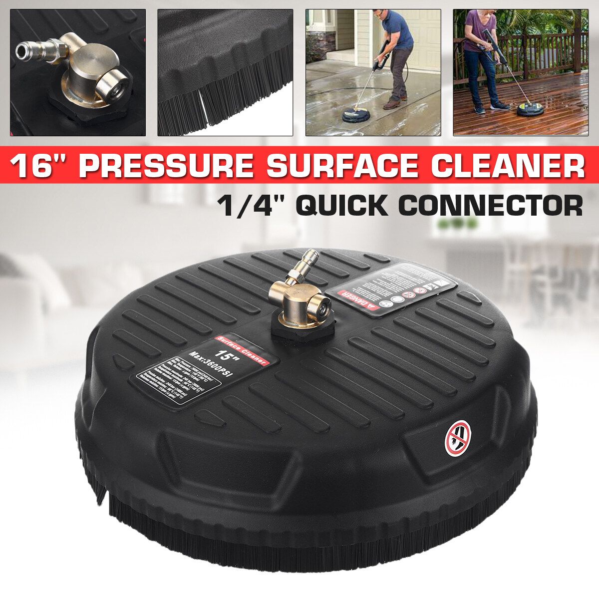 Washer Surface Cleaner Round Washers For Patios Driveways Decking Garages Cleaning