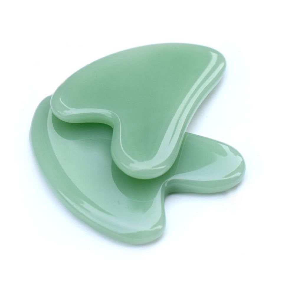 Gua Sha Scraping Massage Tool Natural Jade Stone Guasha