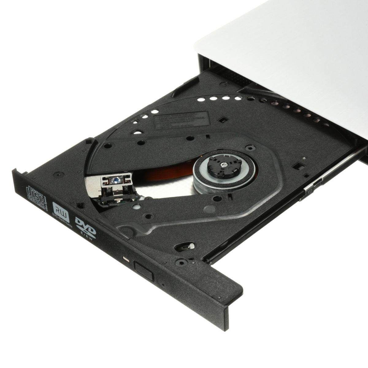 External USB3.0 DVD/CD RW Drive Reader Writer For Notebook Laptop PC White