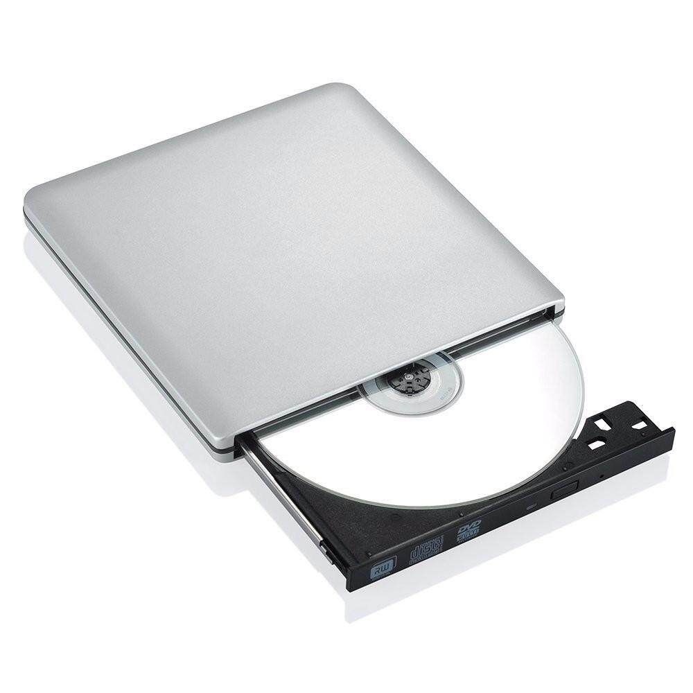 External USB3.0 DVD/CD RW Drive Reader Writer For Notebook Laptop PC White