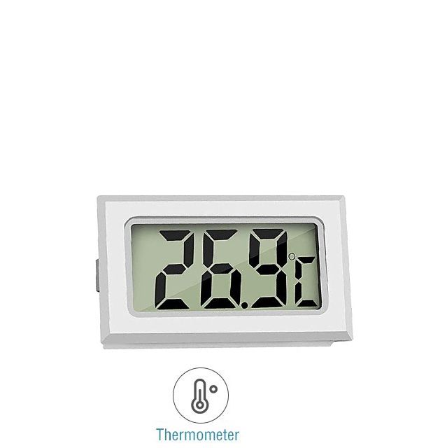 Digital Thermometer Hygrometer Mini LCD Humidity Meter Freezer Fridge Thermometer For -50~70 Coolers Aquarium Chillers