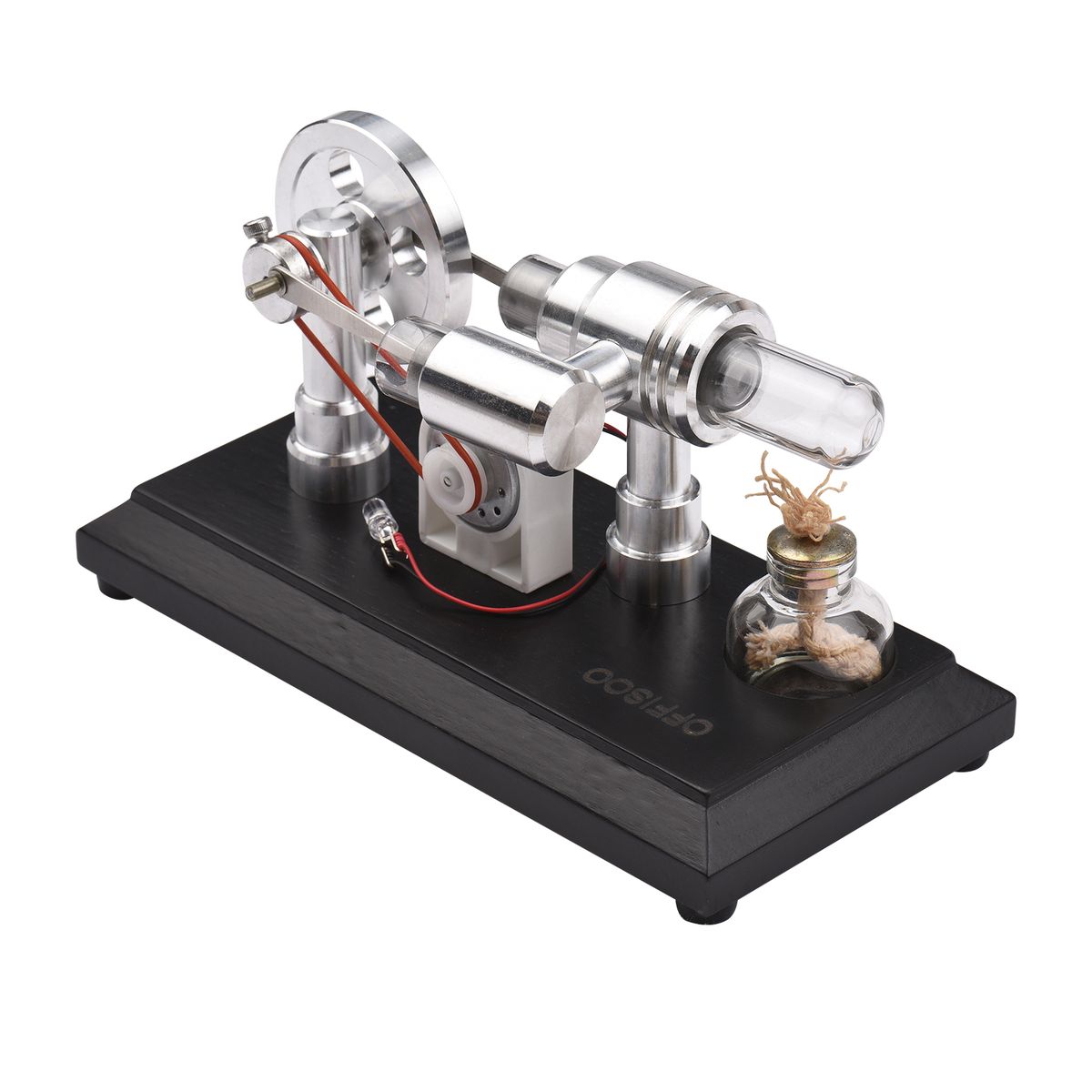 Hot Air Stirling Engine Motor Model Assembled Steam Flying
