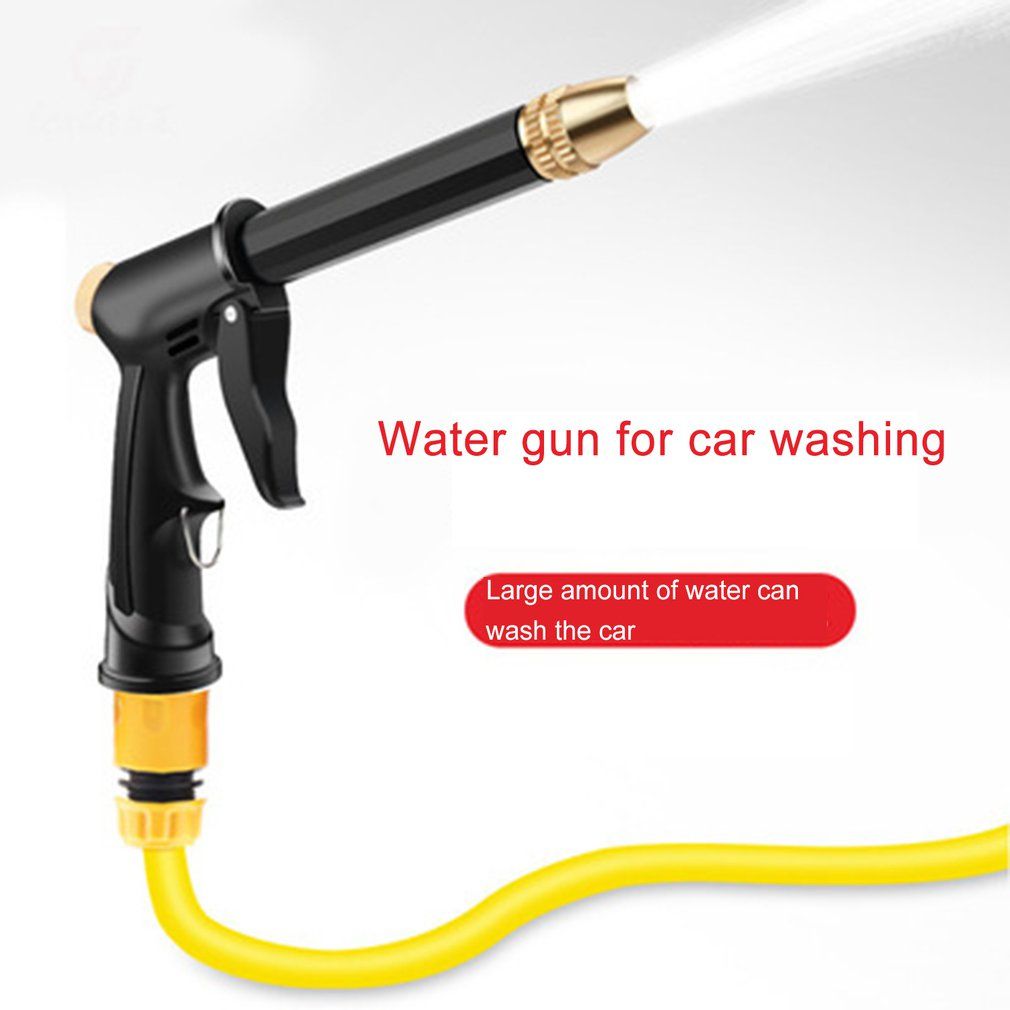 Portable High-pressure Water Gun For Cleaning Car Wash Machine Home Garden Watering Hose Nozzle