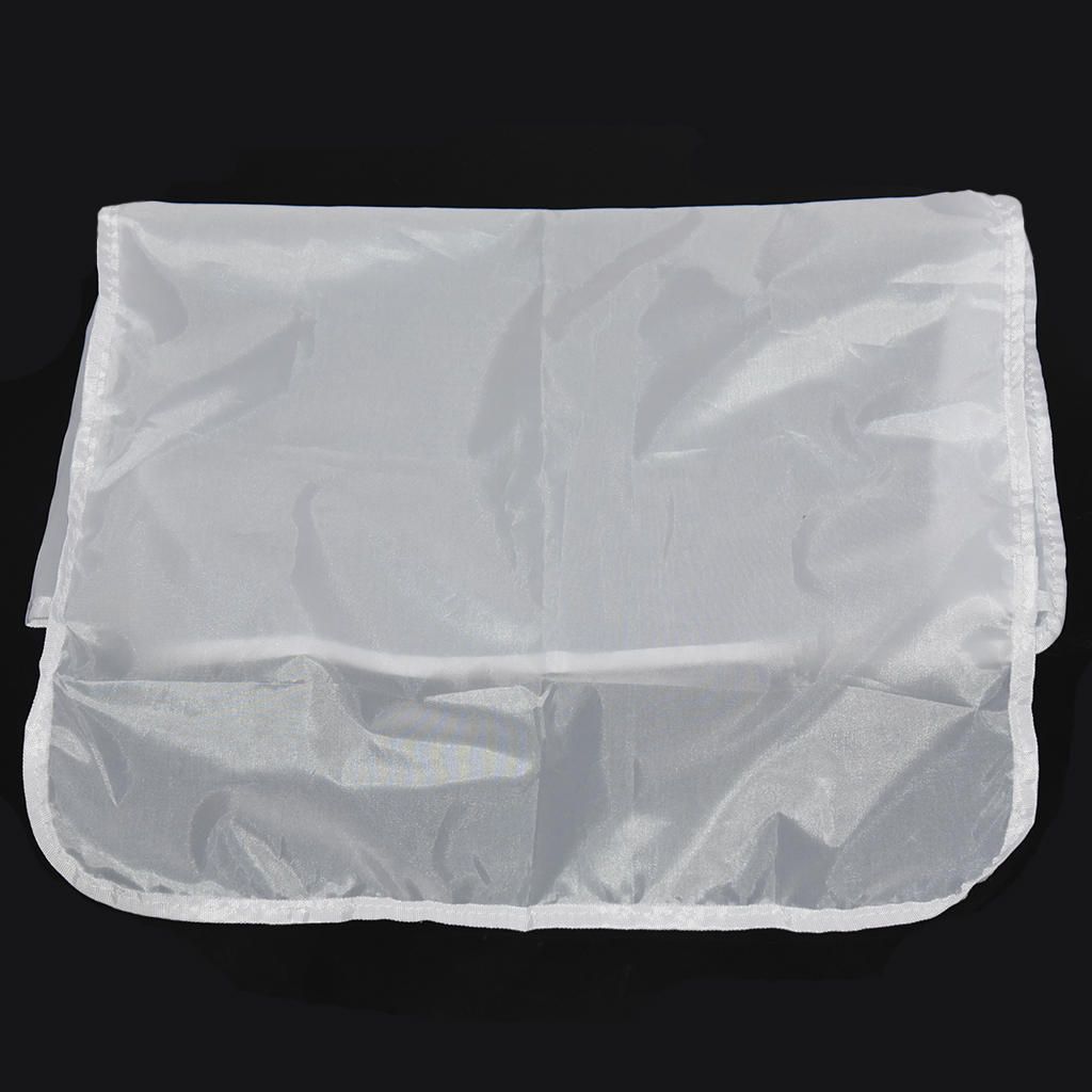 Salon Hairdressing Barber Chair Back Cover Hair Plastic PVC White