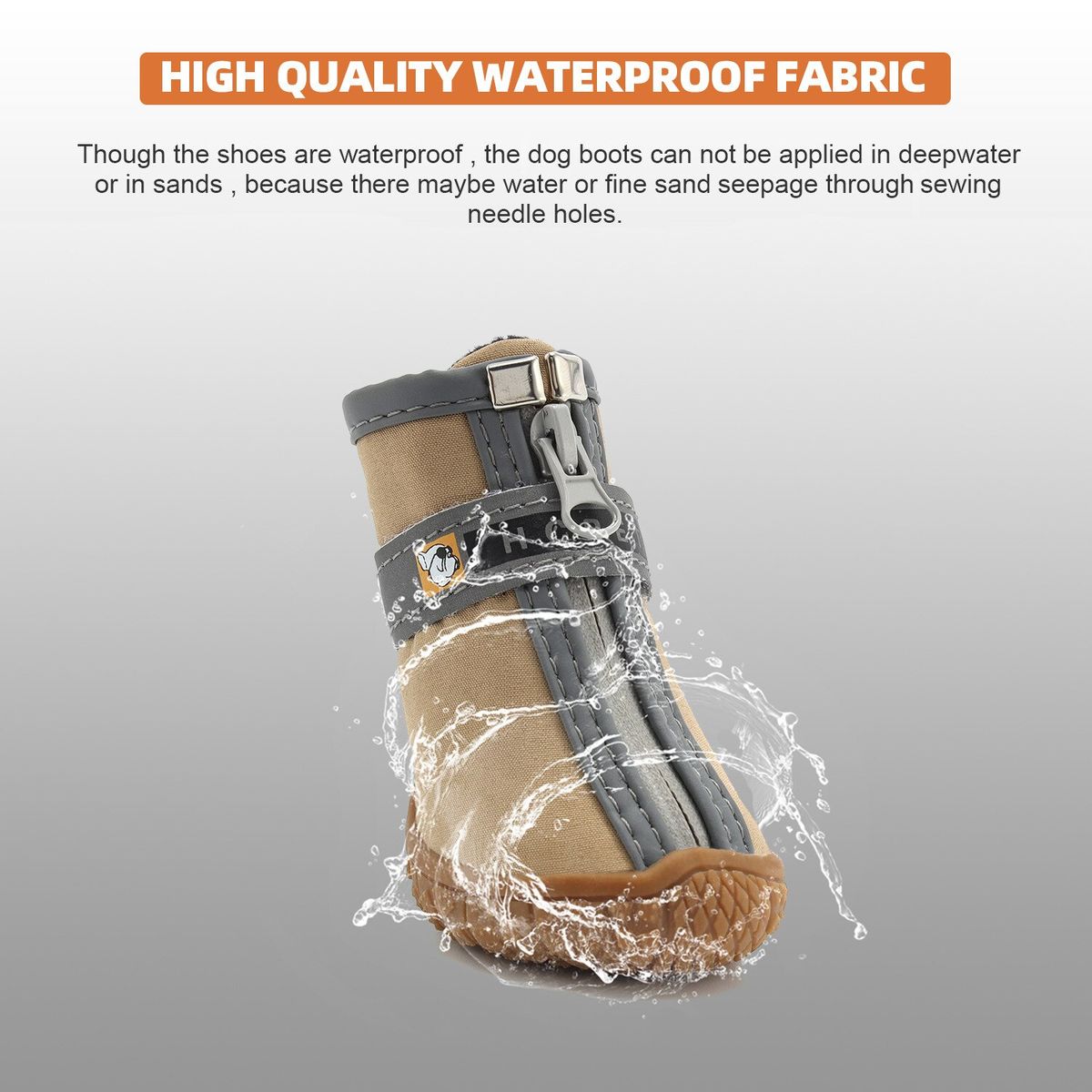 4pcs Waterproof Pet Dog Shoes Small Dog Cat Pet Shoes