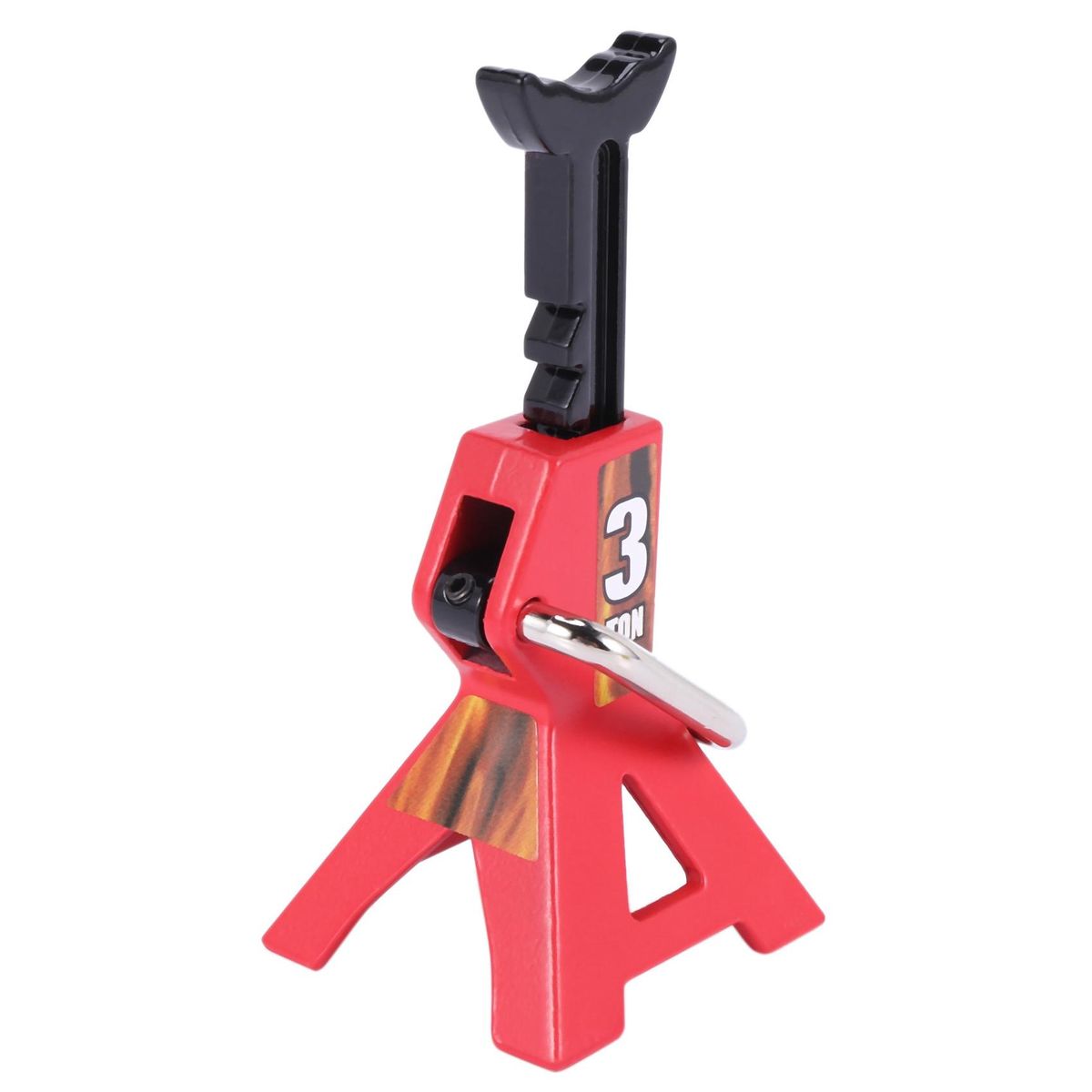1Pcs RC Cars Metal 3/6 Ton Scale Jack Stands Height Adjustable Tool for 1/10 RC Crawler Truck Car Trx4 Axial SCX10,3 Ton