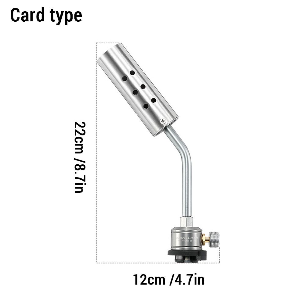 Stainless Steel  Thrower With Preheating Tube Barbecue Fire