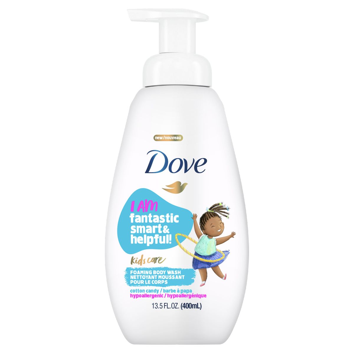 Kids Care Hypoallergenic Foaming Body Wash, 3pk X 400ml