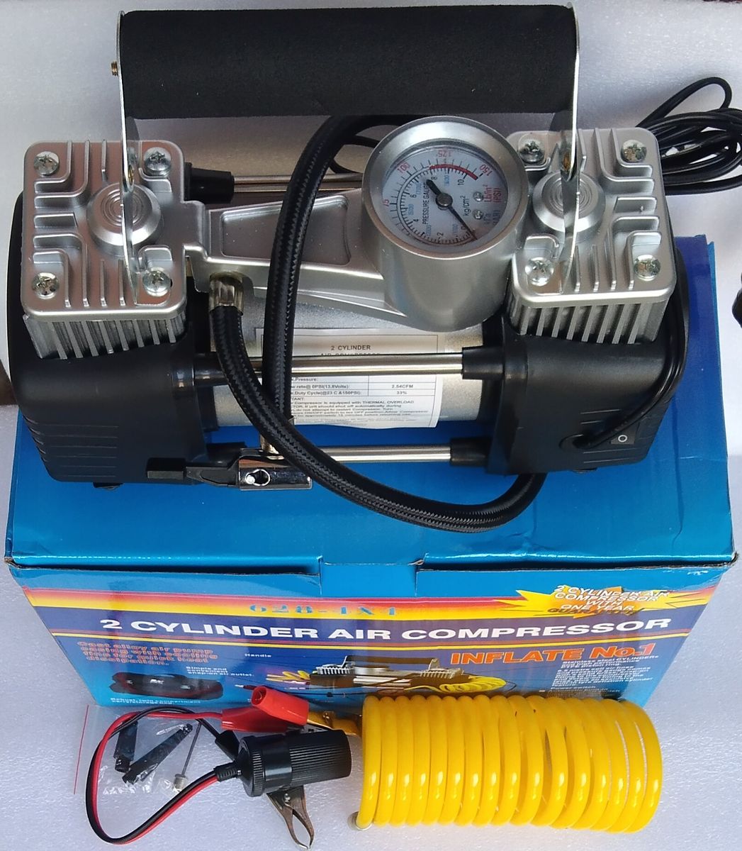 Car Air Pump Analog Display Portable Tyre Smart Inflate