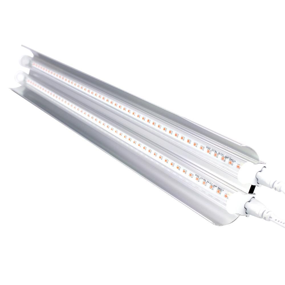 50cm 18W Full Spectrum Plant Growing Light Hanging Dual Growing Strips with Light Cover for Indoor Plants