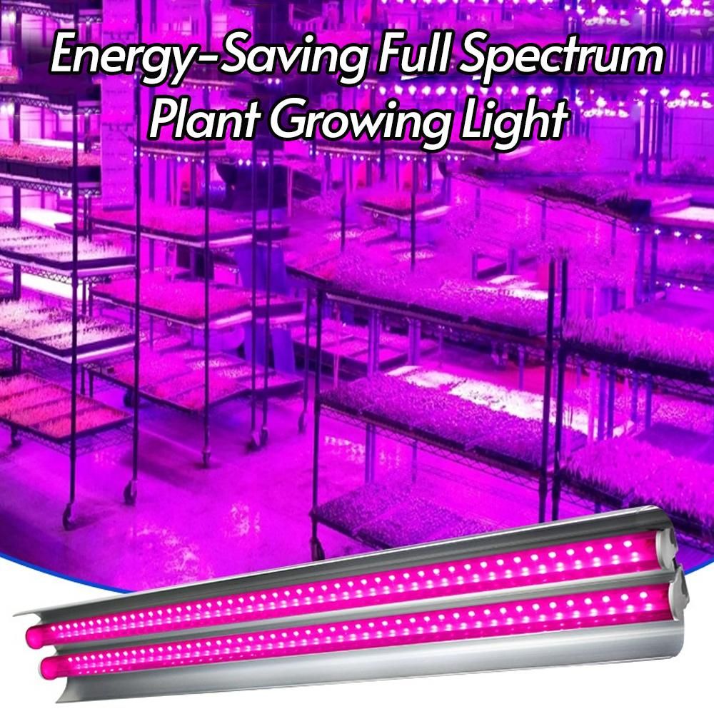 50cm 18W Full Spectrum Plant Growing Light Hanging Dual Growing Strips with Light Cover for Indoor Plants