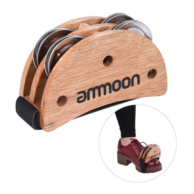 Ammoon Elliptical Cajon Box Drum Companion Accessory Foot