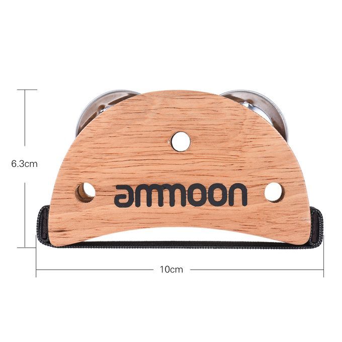 Ammoon Elliptical Cajon Box Drum Companion Accessory Foot