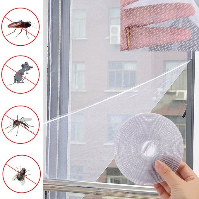 DIY Flys Reen  Urtain Inse T S Reen Fly Mosquito Bug Window Door Mesh S Reen-White