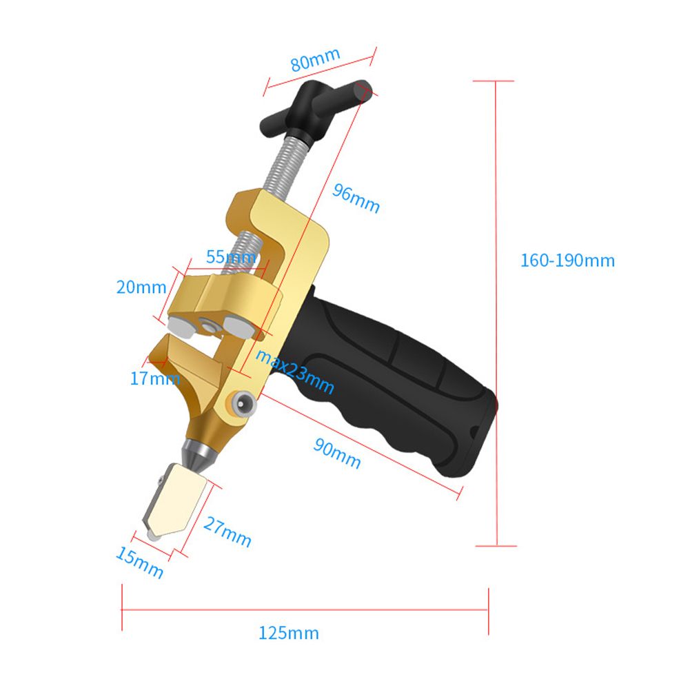 2 In 1 Cutter Opener Handheld Portable Manual Ceramic Tile