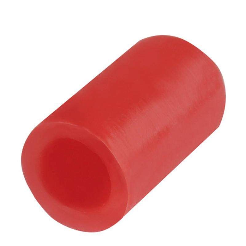 10 Pcs/Set Silicone Drum Stick Rubber Sleeve Red/Coffee Drumstick Rubber Case Parts Accessories For Percussion Instruments Drum Red (red)