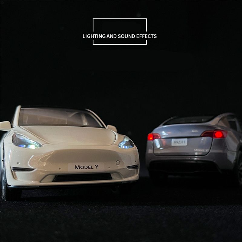 1:24 Tesla Model Y SUV Alloy Car Model Diecast Toy Vehicles