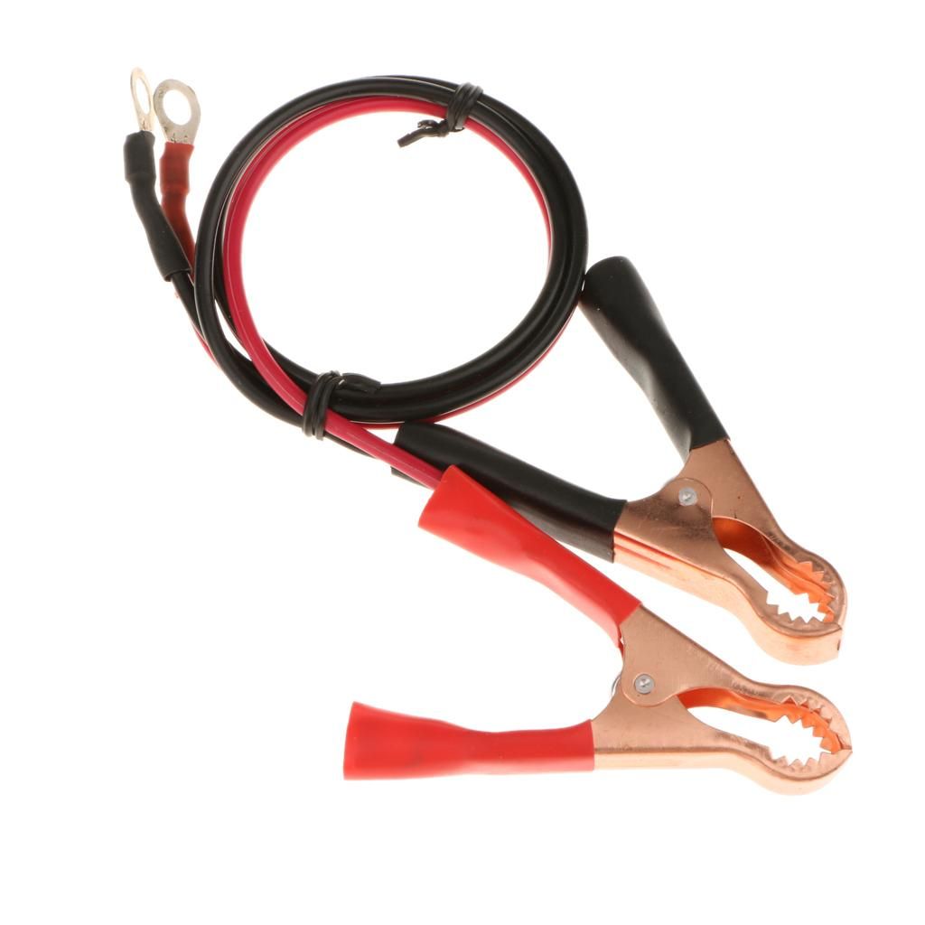 2 Pieces 50A Battery Terminal Alligator Clamp Cable Clip For Car Black