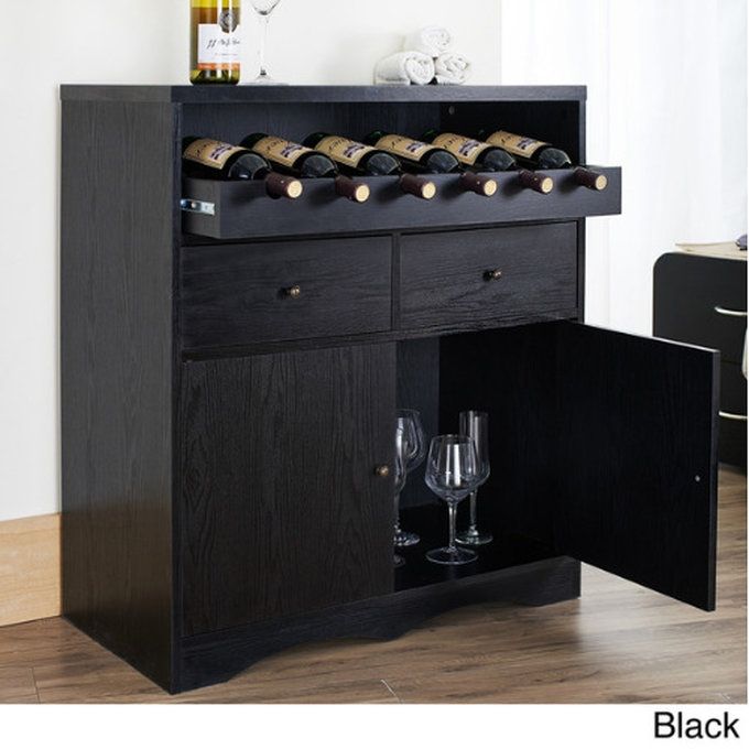 Black Furniture Of Handys Transitional Storage Bar Buffet  (Lagos Delivery Only)