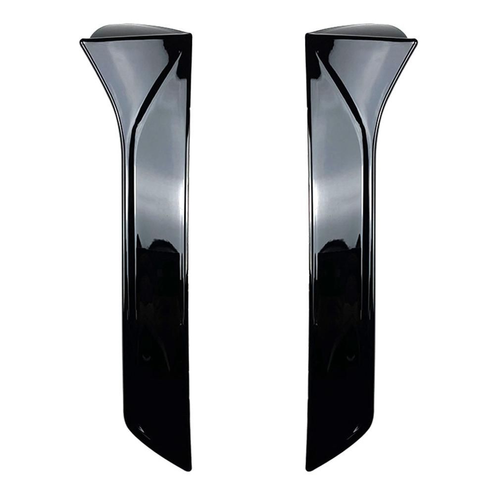 Car Window Trim Lip Spoiler for Seat Leon 5F FR Mk3 MK3.5 Rear Roof Wing Side Edge Tail Flap Spoiler Lip Bright Black
